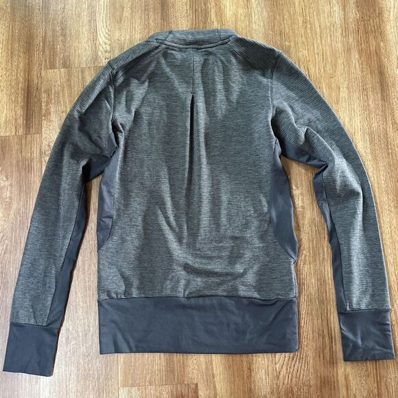 Brooks Grey Cowl Neck Running Sweatshirt Pullover Long Sleeve Women's Size Small - Picture 3 of 5